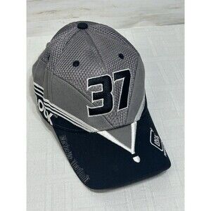 Rare! Team Glock Racing Michelle Theriault #37 Back Gray Adjustable Cap Hat